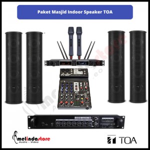 Paket Sound System Masjid Indoor Speaker TOA | 4 Speaker